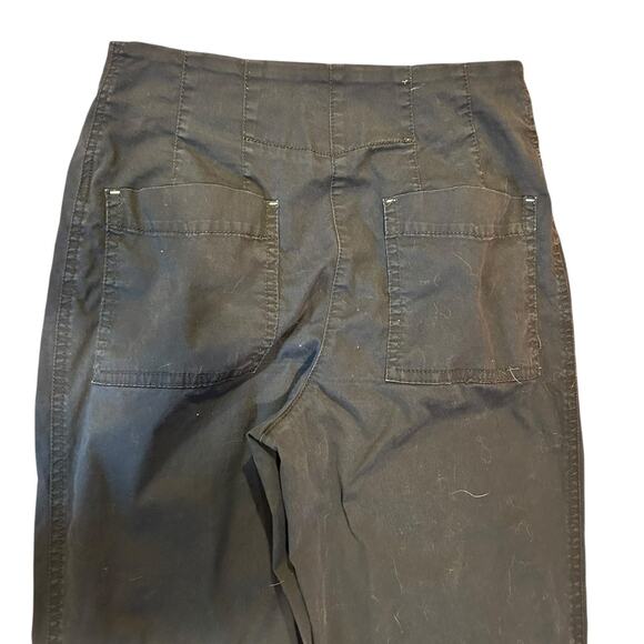 ANTHROPOLOGIE MAEVE Black Stretch Chino Utility Basic Everyday Y2K Women's 4 - Picture 4 of 11